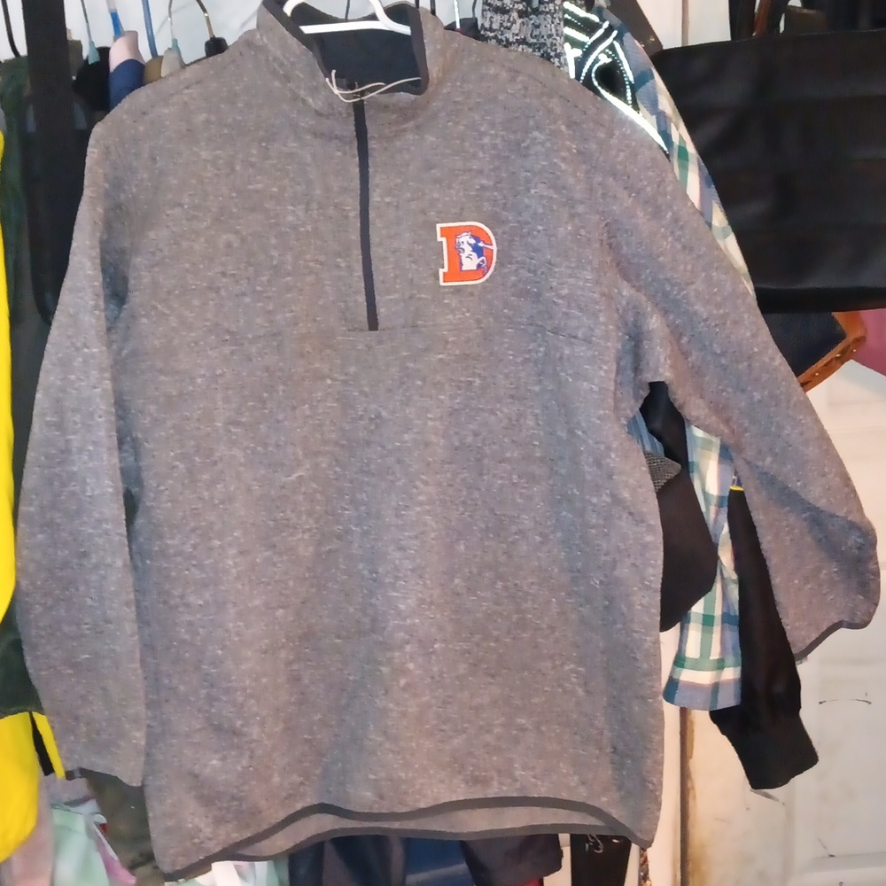 NFL Denver broncos sweater.  Got as a gag gift.  Still has tags and never worn.